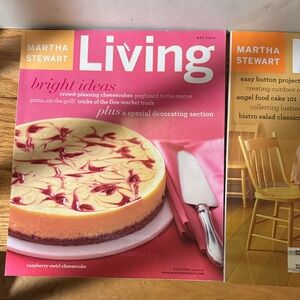 Martha Stewart Living Magazine - Pink Cover